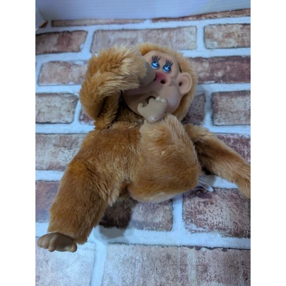 Russ Rutherford III 11" Sucks Thumb & Toes Picks Nose Plush Gorilla Vintage - Picture 2 of 9